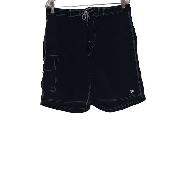 Cremieux Swimwear Mens Blue Swimming Shorts‎ Size L - Picture 1 of 6